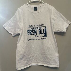 Prison Blues “Made on the Inside” Graphic Tee Large